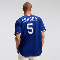 Corey Seager Texas Rangers Baseball Jersey, Royal Replica Sportswear Jersey Shirt, Lightweight Breathable Athletic Jersey, Casual Gift for Men