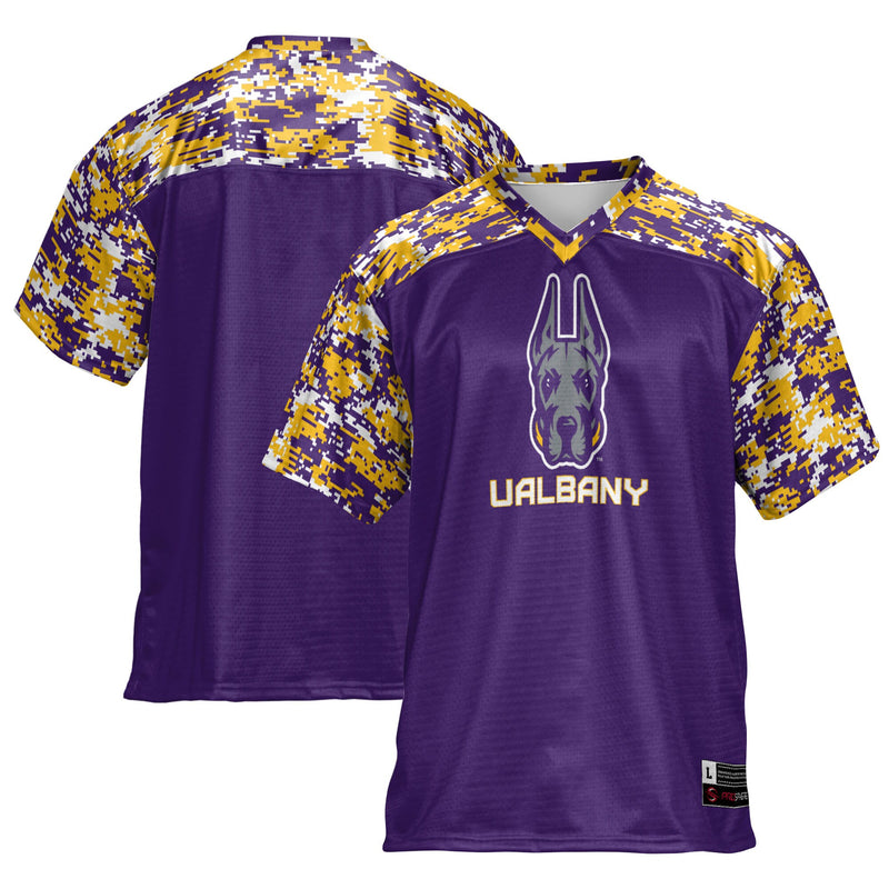 UAlbany Great Danes Football Jersey, Purple Sportswear Jersey Shirt, Lightweight Breathable Athletic Jersey, Casual Gift for Men