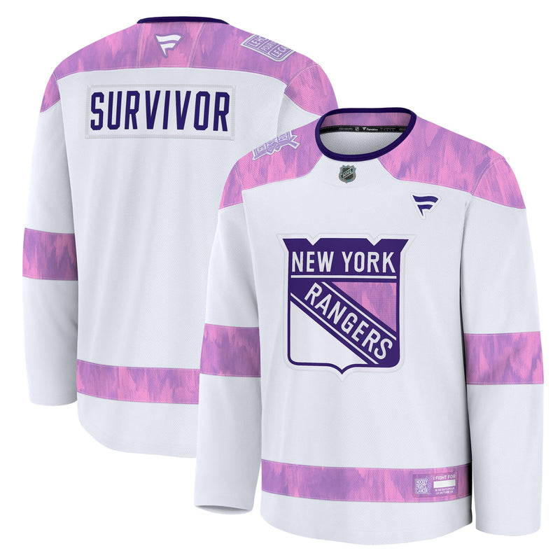 New York Rangers Hockey Jersey, White Sportswear Jersey Shirt, Long Sleeve Hockey Sweater Jersey, Casual Gift for Men, Style 203564959