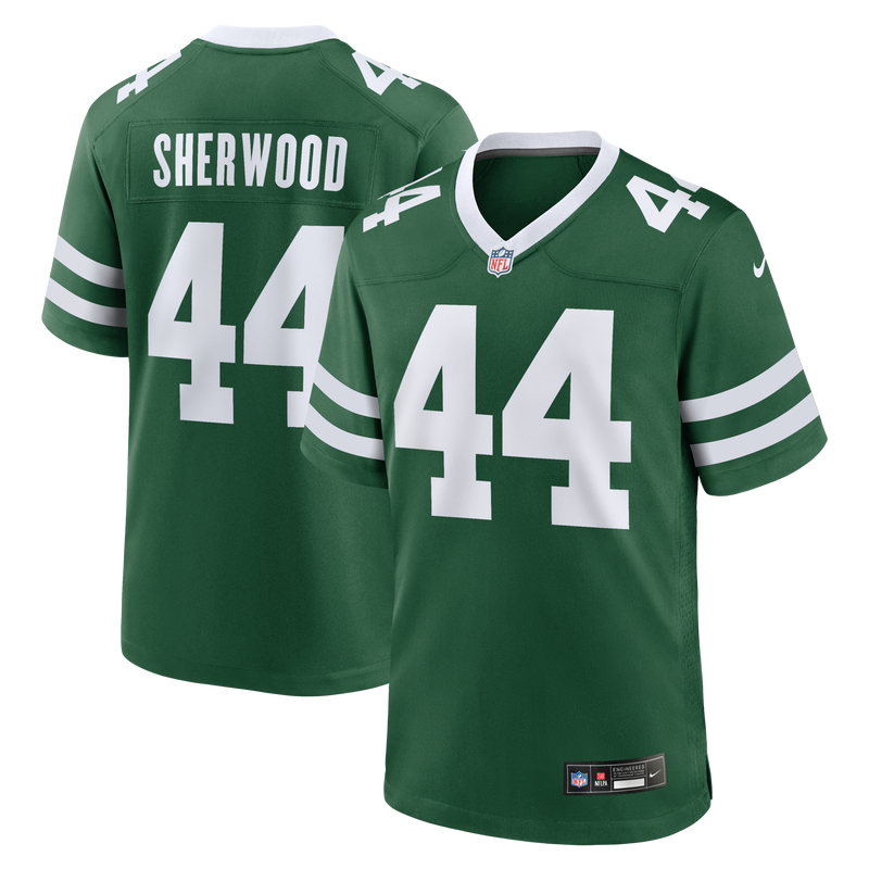 Jamien Sherwood New York Jets Football Jersey, Green Game Sportswear Jersey Shirt, Lightweight Breathable Athletic Jersey, Casual Gift for Men