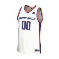 Boise State Broncos Basketball Jersey, White Fashion Lightweight Sportswear Jersey Shirt, Sleeveless Athletic Tank Jersey, Casual Gift for Men