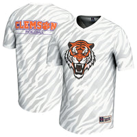 Clemson Tigers Football Jersey, White Lightweight Sportswear Jersey Shirt, Lightweight Breathable Athletic Jersey, Casual Gift for Men
