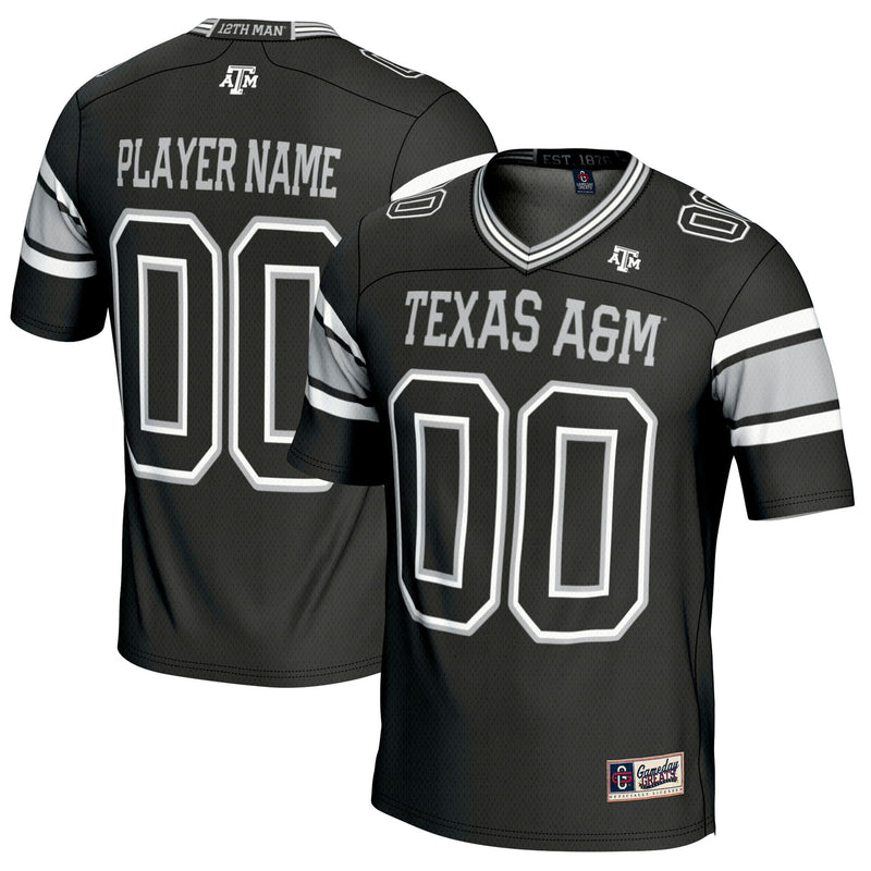 Texas A&M Aggies Football Jersey, Black Sportswear Jersey Shirt, Lightweight Breathable Athletic Jersey, Casual Gift for Men