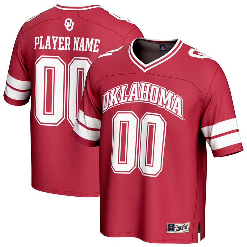Oklahoma Sooners Football Jersey, Crimson Fashion Sportswear Jersey Shirt, Lightweight Breathable Athletic Jersey, Casual Gift for Men