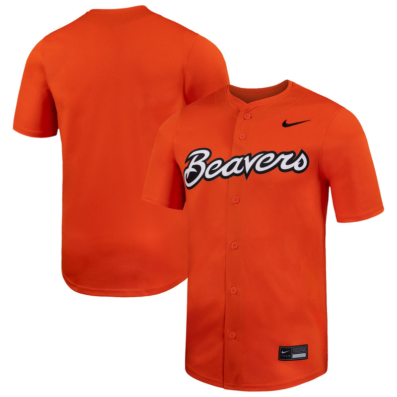 Oregon State Beavers Baseball Jersey, Orange Limited Sportswear Jersey Shirt, Lightweight Breathable Athletic Jersey, Casual Gift for Men