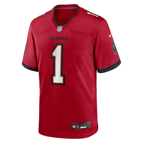 Tampa Bay Buccaneers Number 1 Groom Red Game Jersey