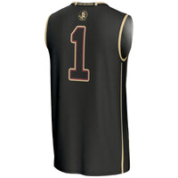 Florida State Seminoles Basketball Jersey, Black Lightweight Sportswear Jersey Shirt, Sleeveless Athletic Tank Jersey, Casual Gift for Men