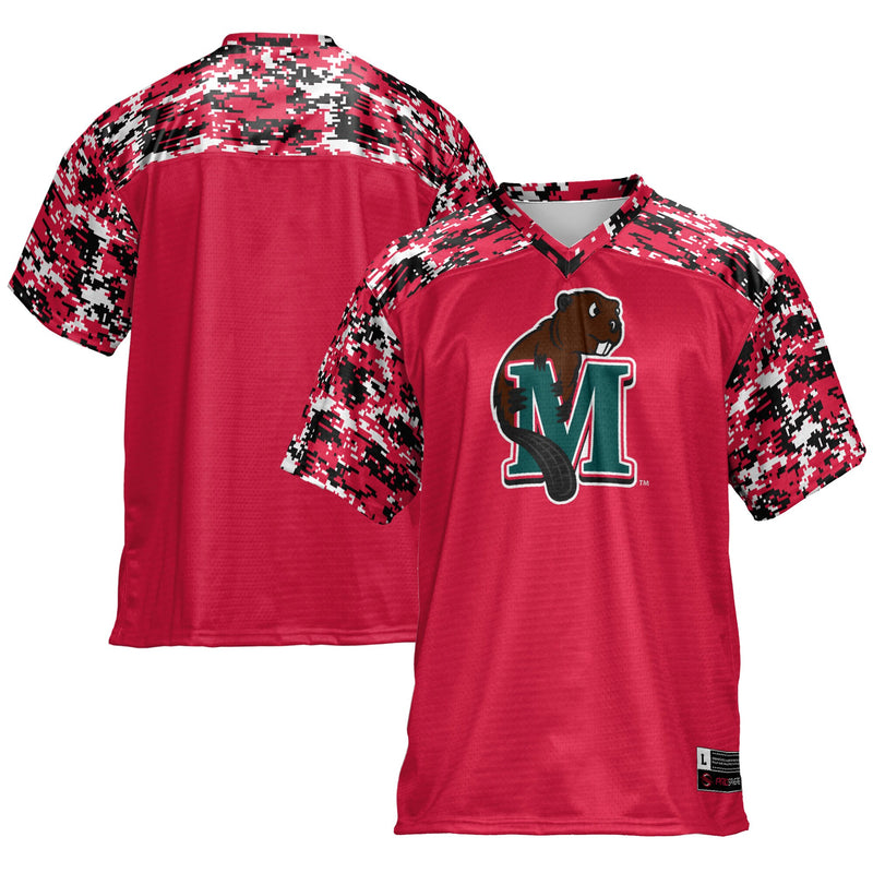 Minot State Beavers Football Jersey, Red Sportswear Jersey Shirt, Lightweight Breathable Athletic Jersey, Casual Gift for Men