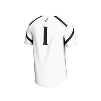 Cincinnati Bearcats Lacrosse Jersey, White Fashion Sportswear Jersey Shirt, Lightweight Breathable Athletic Jersey, Casual Gift for Men