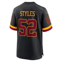 Sonny Styles Washington Commanders Football Jersey, Black Sportswear Jersey Shirt, Lightweight Breathable Athletic Jersey, Casual Gift for Men