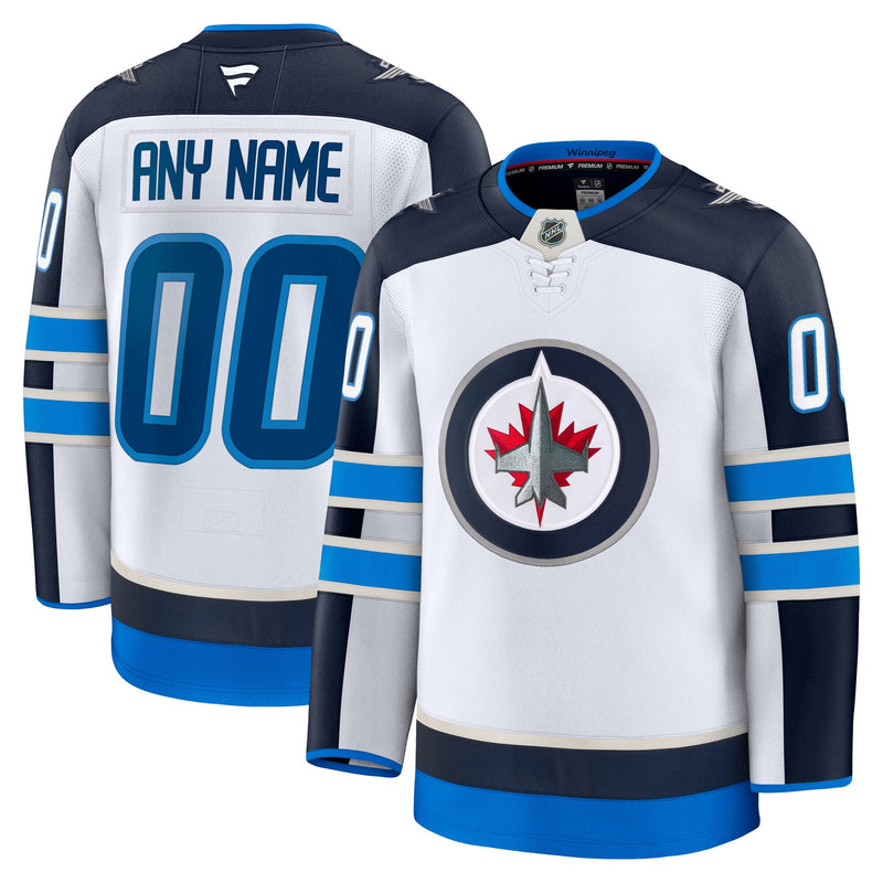 Winnipeg Jets Hockey Jersey, White Premium Away Sportswear Jersey Shirt, Long Sleeve Hockey Sweater Jersey, Casual Gift for Men, Style 202055740