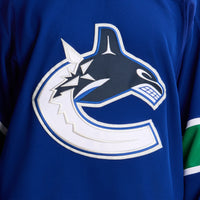 Vancouver Canucks Hockey Jersey, Blue Authentic Sportswear Jersey Shirt, Long Sleeve Hockey Sweater Jersey, Casual Gift for Men, Style 201897987