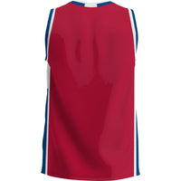 Detroit Mercy Titans Basketball Jersey, Blue Lightweight Sportswear Jersey Shirt, Sleeveless Athletic Tank Jersey, Casual Gift for Men