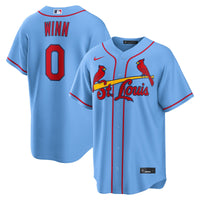 Masyn Winn St. Louis Cardinals Baseball Jersey, Blue Sportswear Jersey Shirt, Lightweight Breathable Athletic Jersey, Casual Gift for Men