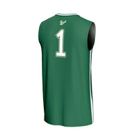 South Florida Bulls Basketball Jersey, Green Fashion Lightweight Sportswear Jersey Shirt, Sleeveless Athletic Tank Jersey, Casual Gift for Men