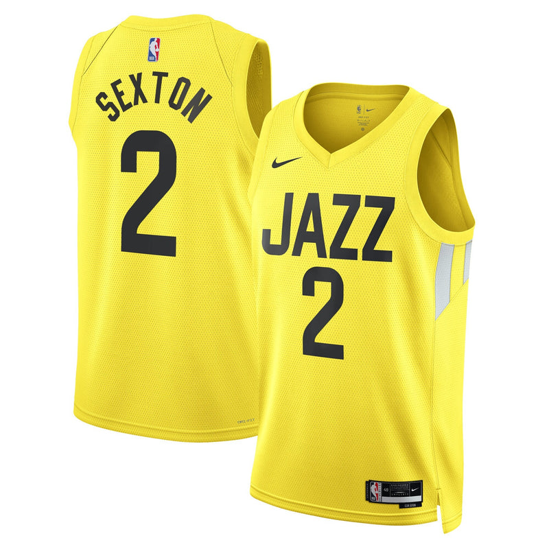 Utah Jazz Basketball Jersey, Collin Sexton Swingman Sportswear Jersey Shirt, Sleeveless Athletic Tank Jersey, Casual Gift for Men