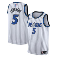 Paolo Banchero Orlando Magic Basketball Jersey, White Replica Sportswear Jersey Shirt, Sleeveless Athletic Tank Jersey, Casual Gift for Men