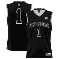 New Hampshire Wildcats Basketball Jersey, Black Lightweight Sportswear Jersey Shirt, Sleeveless Athletic Tank Jersey, Casual Gift for Men