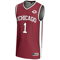 UChicago Maroons Basketball Jersey, Maroon Lightweight Sportswear Jersey Shirt, Sleeveless Athletic Tank Jersey, Casual Gift for Men