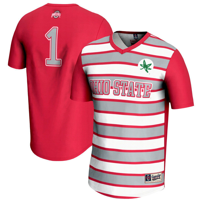 Ohio State Buckeyes Lightweight Soccer Jersey, Sportswear Jersey Shirt, Lightweight Athletic Jersey, Casual Gift for Men, Style 203152712