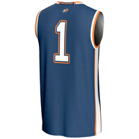 Bucknell Bison Basketball Jersey, Navy Lightweight Sportswear Jersey Shirt, Sleeveless Athletic Tank Jersey, Casual Gift for Men