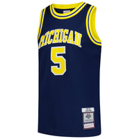 Michigan Wolverines 1991/92 Swingman Basketball Jersey, Navy Sportswear Jersey Shirt, Sleeveless Athletic Tank Jersey, Casual Gift for Men