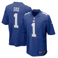 Number Dad New York Giants Football Jersey, Royal Game Sportswear Jersey Shirt, Lightweight Breathable Athletic Jersey, Casual Gift for Men