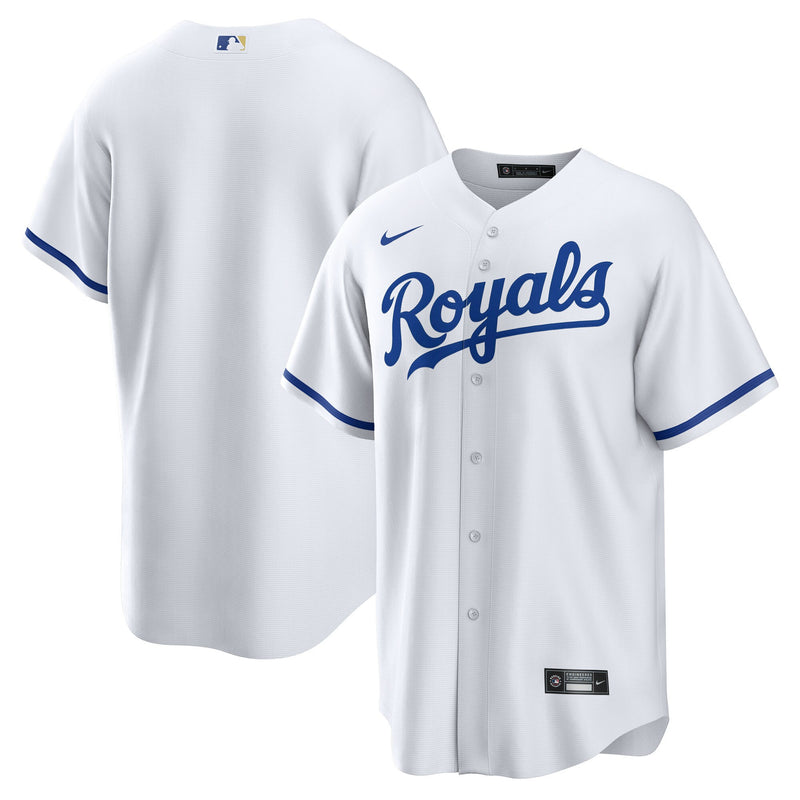 Kansas City Royals Baseball Jersey, White Sportswear Jersey Shirt, Lightweight Breathable Athletic Jersey, Casual Gift for Men, Style 200925277