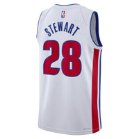 Isaiah Stewart Detroit Pistons Basketball Jersey, White Swingman Sportswear Jersey Shirt, Sleeveless Athletic Tank Jersey, Casual Gift for Men