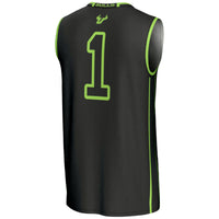 South Florida Bulls Basketball Jersey, Black Lightweight Sportswear Jersey Shirt, Sleeveless Athletic Tank Jersey, Casual Gift for Men
