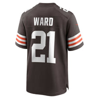 Denzel Ward Cleveland Browns Football Jersey, Sportswear Jersey Shirt, Lightweight Athletic Jersey, Casual Gift for Men, Style 200423160