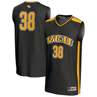 VCU Rams Basketball Jersey, Black Fashion Lightweight Sportswear Jersey Shirt, Sleeveless Athletic Tank Jersey, Casual Gift for Men