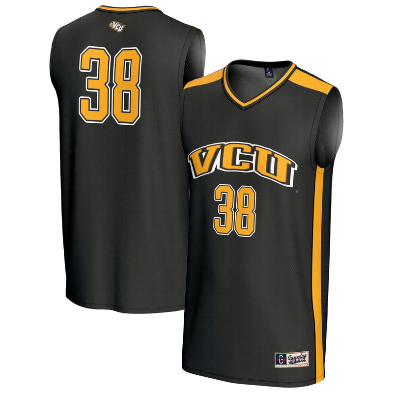 VCU Rams Basketball Jersey, Black Fashion Lightweight Sportswear Jersey Shirt, Sleeveless Athletic Tank Jersey, Casual Gift for Men