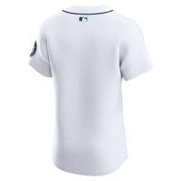 Seattle Mariners Baseball Jersey, White Elite Home Sportswear Jersey Shirt, Lightweight Breathable Athletic Jersey, Casual Gift for Men