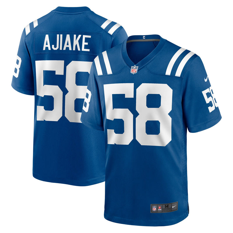 Austin Ajiake Indianapolis Colts Football Jersey, Royal Sportswear Jersey Shirt, Lightweight Breathable Athletic Jersey, Casual Gift for Men