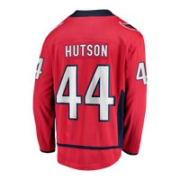 Cole Hutson Washington Capitals Hockey Jersey, Red Breakaway Sportswear Jersey Shirt, Long Sleeve Hockey Sweater Jersey, Casual Gift for Men
