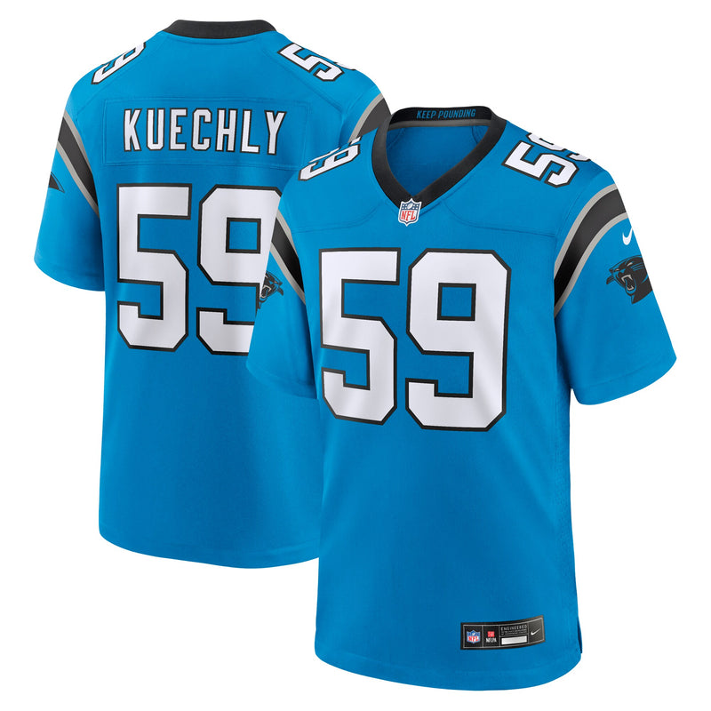 Luke Kuechly Carolina Panthers Football Jersey, Blue Game Sportswear Jersey Shirt, Lightweight Breathable Athletic Jersey, Casual Gift for Men