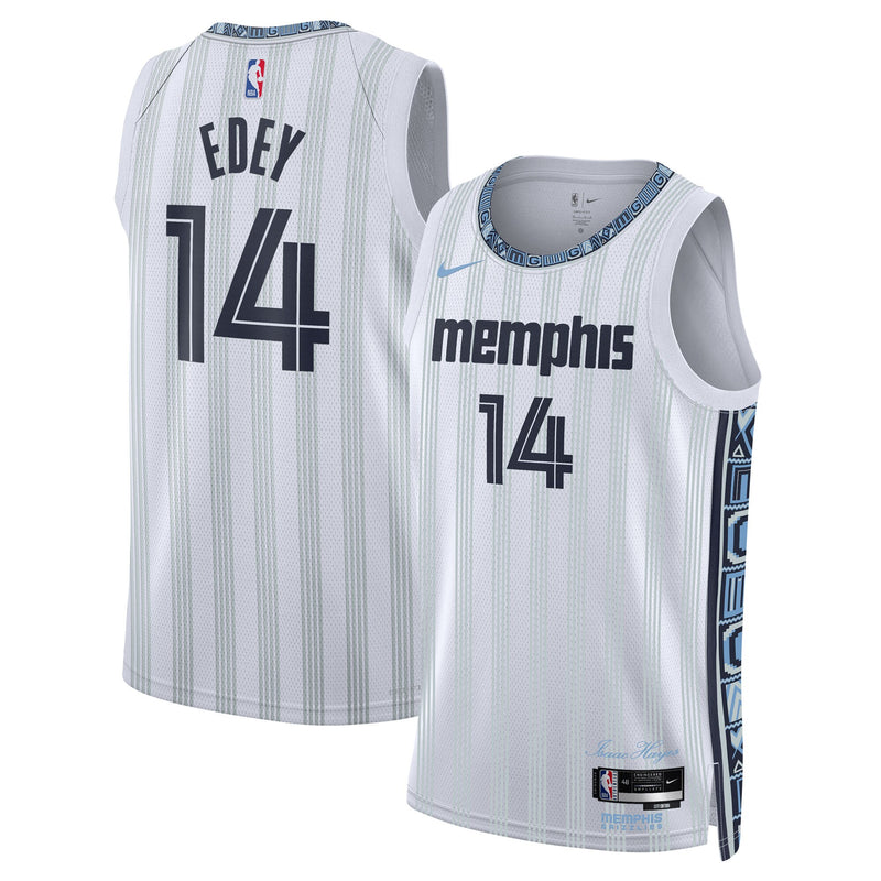 Zach Edey Memphis Grizzlies Basketball Jersey, Gray Swingman Sportswear Jersey Shirt, Sleeveless Athletic Tank Jersey, Casual Gift for Men