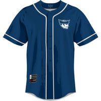 Marietta College Pioneers Baseball Jersey, Navy Lightweight Sportswear Jersey Shirt, Lightweight Breathable Athletic Jersey, Casual Gift for Men