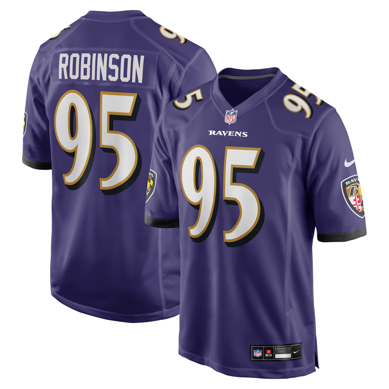 Tavius Robinson Baltimore Ravens Football Jersey, Purple Sportswear Jersey Shirt, Lightweight Breathable Athletic Jersey, Casual Gift for Men