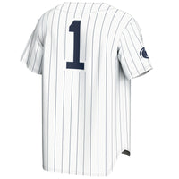Penn State Nittany Lions Baseball Jersey, White Fashion Sportswear Jersey Shirt, Lightweight Breathable Athletic Jersey, Casual Gift for Men