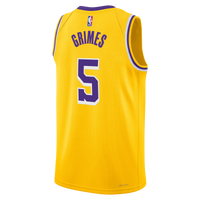 Quentin Grimes Los Angeles Lakers Basketball Jersey, Gold Swingman Sportswear Jersey Shirt, Sleeveless Athletic Tank Jersey, Casual Gift for Men