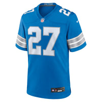 Christian Izien Detroit Lions Football Jersey, Blue Game Sportswear Jersey Shirt, Lightweight Breathable Athletic Jersey, Casual Gift for Men
