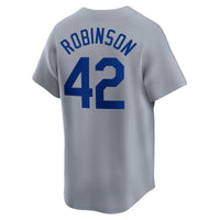Jackie Robinson Brooklyn Dodgers Baseball Jersey, Gray Sportswear Jersey Shirt, Lightweight Breathable Athletic Jersey, Casual Gift for Men