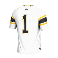 Iowa Hawkeyes Football Jersey, White Fashion Lightweight Sportswear Jersey Shirt, Lightweight Breathable Athletic Jersey, Casual Gift for Men