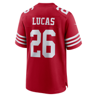Chase Lucas San Francisco 49ers Football Jersey, Scarlet Sportswear Jersey Shirt, Lightweight Breathable Athletic Jersey, Casual Gift for Men
