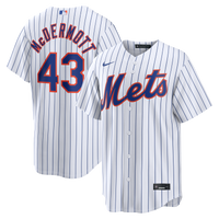 Chayce McDermott New York Mets Baseball Jersey, White Sportswear Jersey Shirt, Lightweight Breathable Athletic Jersey, Casual Gift for Men
