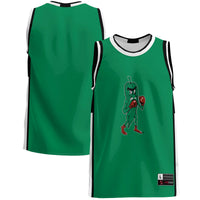 Delta State Statesmen Basketball Jersey, Green Lightweight Sportswear Jersey Shirt, Sleeveless Athletic Tank Jersey, Casual Gift for Men