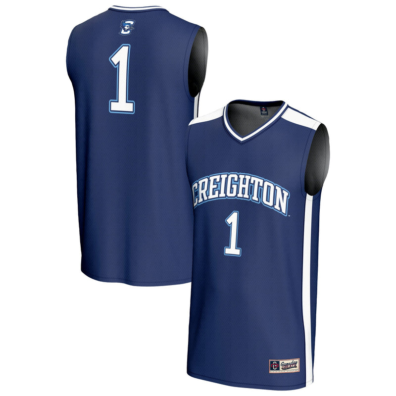 Creighton Bluejays Basketball Jersey, Blue Fashion Lightweight Sportswear Jersey Shirt, Sleeveless Athletic Tank Jersey, Casual Gift for Men