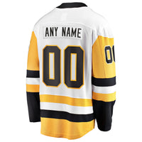 Pittsburgh Penguins Hockey Jersey, White Sportswear Jersey Shirt, Long Sleeve Hockey Sweater Jersey, Casual Gift for Men, Style 2918591